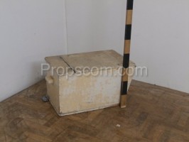 Wooden crate box White