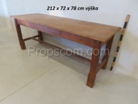 Wooden long table