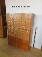 Wooden filing cabinet