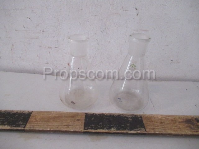 Conical flasks