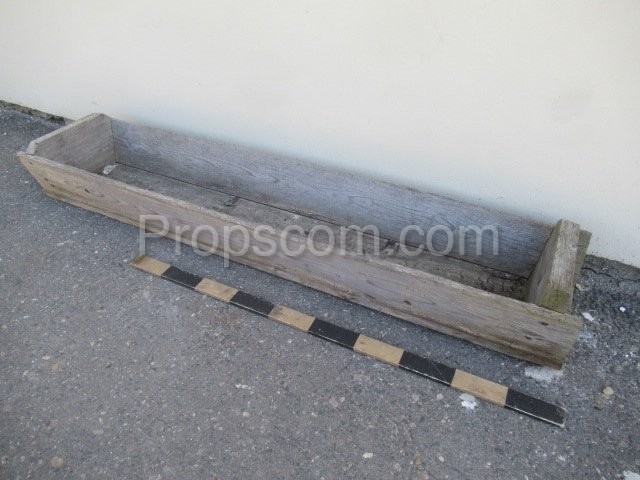 Wooden trough