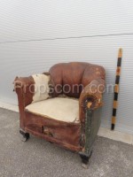 Leather armchair