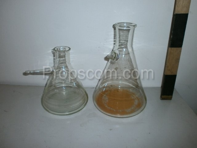 Conical flasks