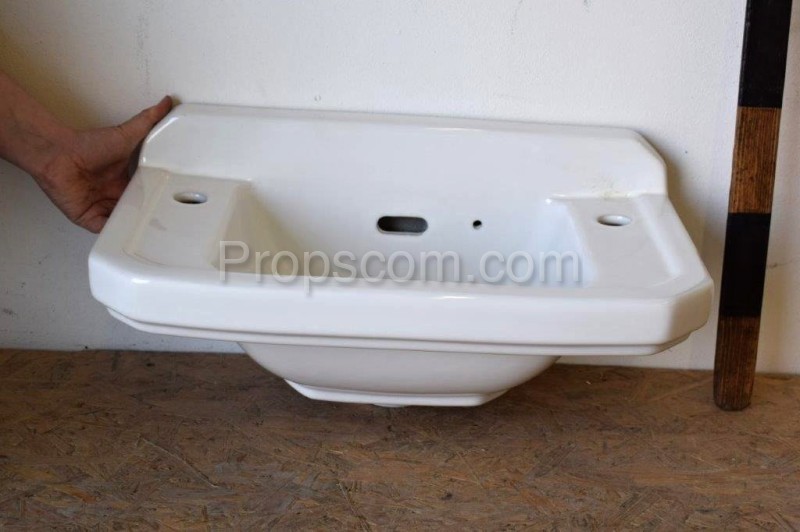 White washbasin