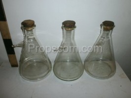 Conical flasks