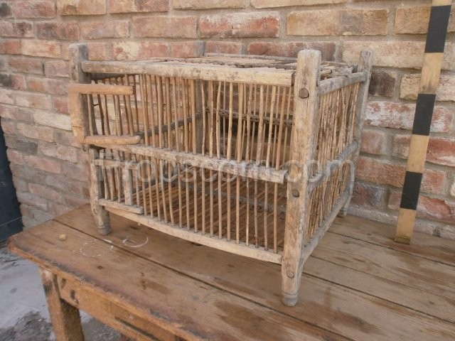 Wooden cage