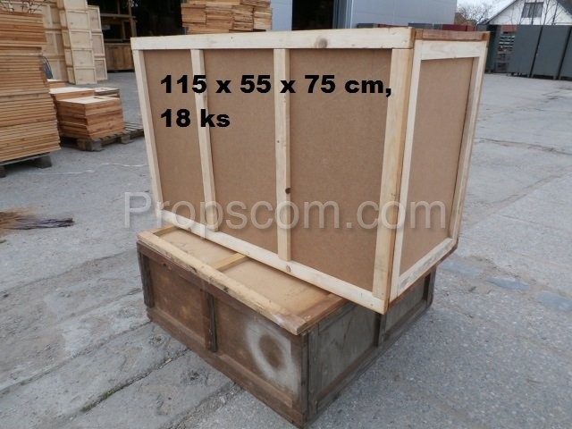 Large wooden box