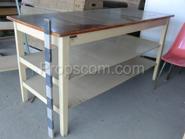 Work table for bakeries, canteens, pubs