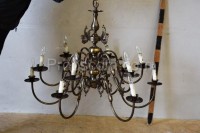 Chandelier with candlesticks