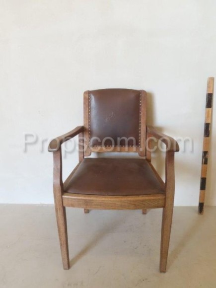 Padded reclining chair