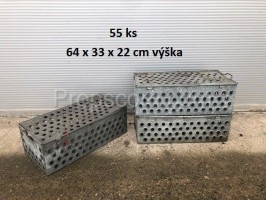 Sheet metal shipping boxes