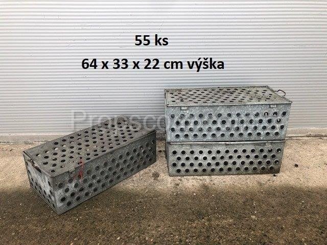 Sheet metal shipping boxes