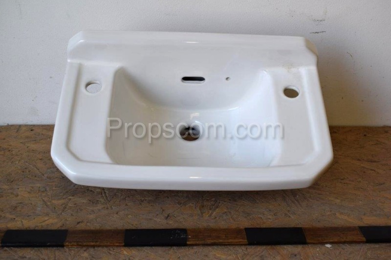 White washbasin