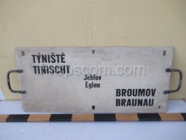 information sign: Týniště - Broumov