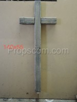 Wooden cemetery cross