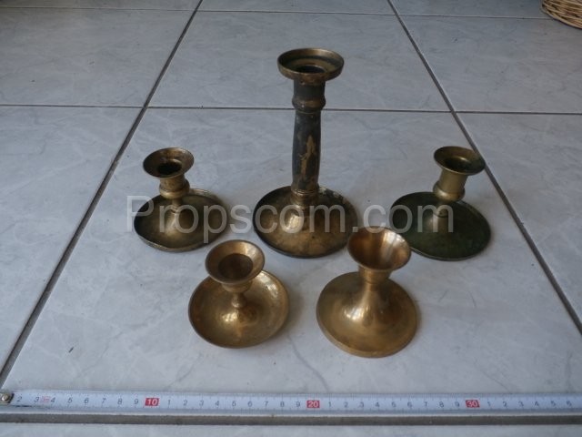 Brass candlesticks