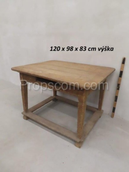 Wooden table with legs 