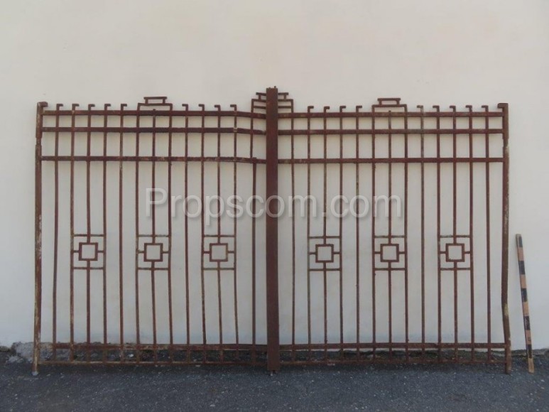 Wrought iron gate