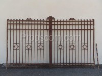 Wrought iron gate