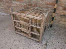 Wooden cage