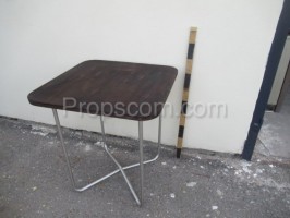 Wood metal table
