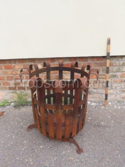 Wrought iron basket