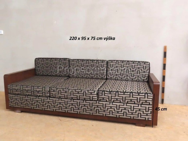 Wooden sofa