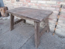 Medieval wooden wooden table