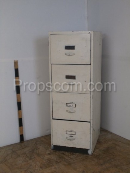 Wooden filing cabinet