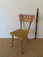 Wooden garden chairs