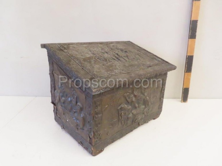 Brass decorated chest