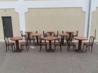 Café-Set 4 + 2 Tische