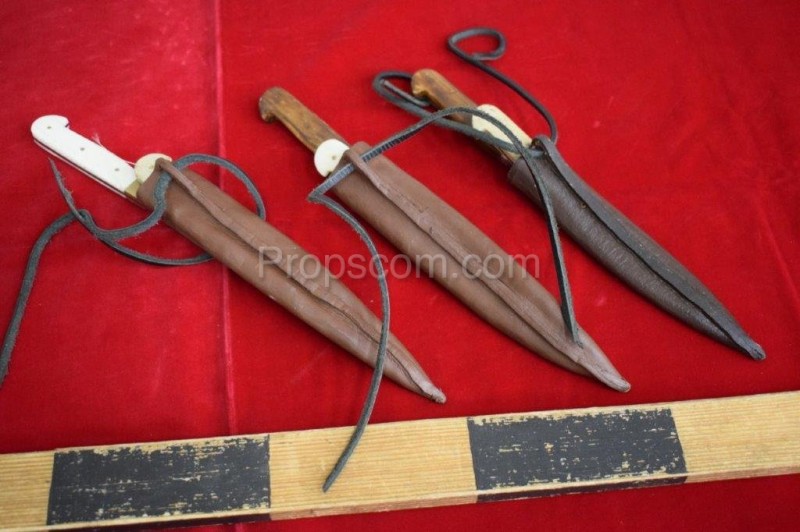 Knives with sheaths