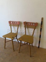 Židle dřevěná zahradní