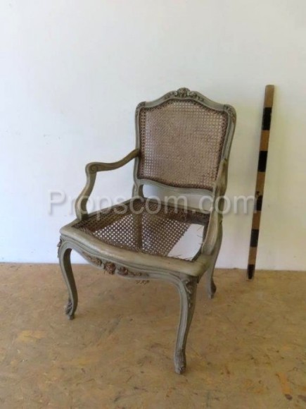 Woven armchairs