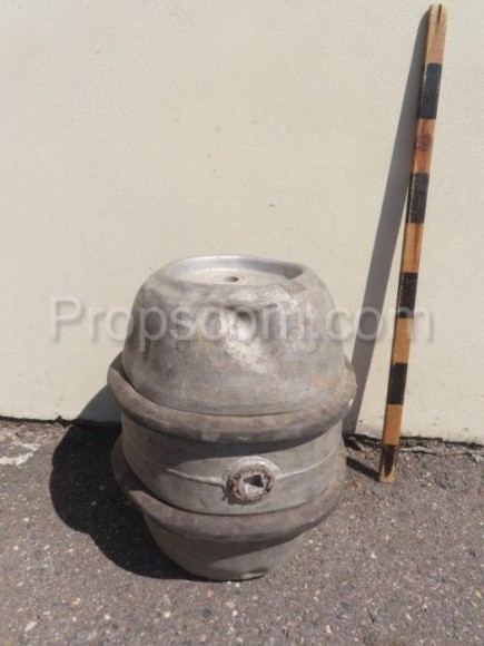 Aluminum barrels 50l