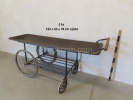 Autopsy transport bed