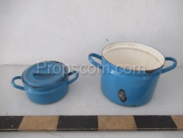 Enamel pots