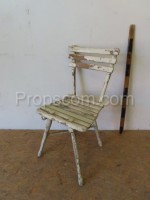 Wooden garden chairs