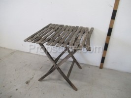 garden wooden folding table