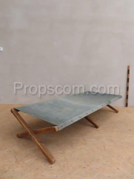 Military folding bed