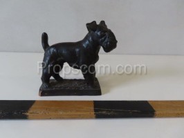 Fox terrier paperweight