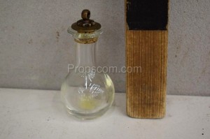 Bottle with brass stopper