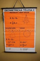 School poster - Geometric solids II.