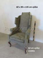 Upholstered armchair