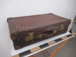 Suitcase travel brass