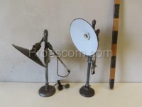 Lamps with khaki metal joint