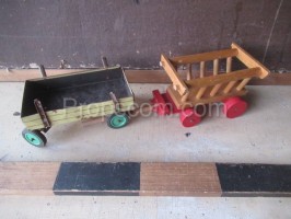 Wooden wheelbarrow, flatbed