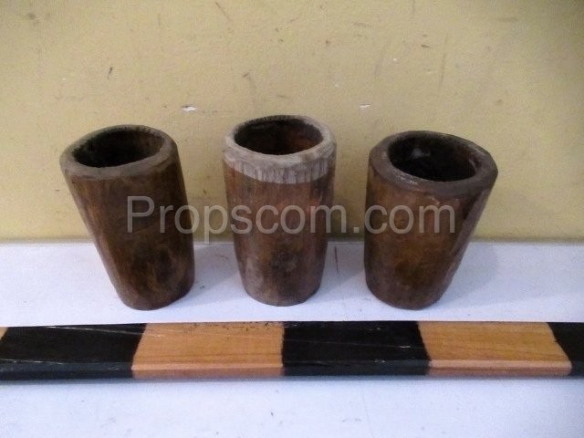 Wooden cups