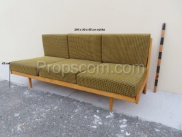 Grünes Sofa